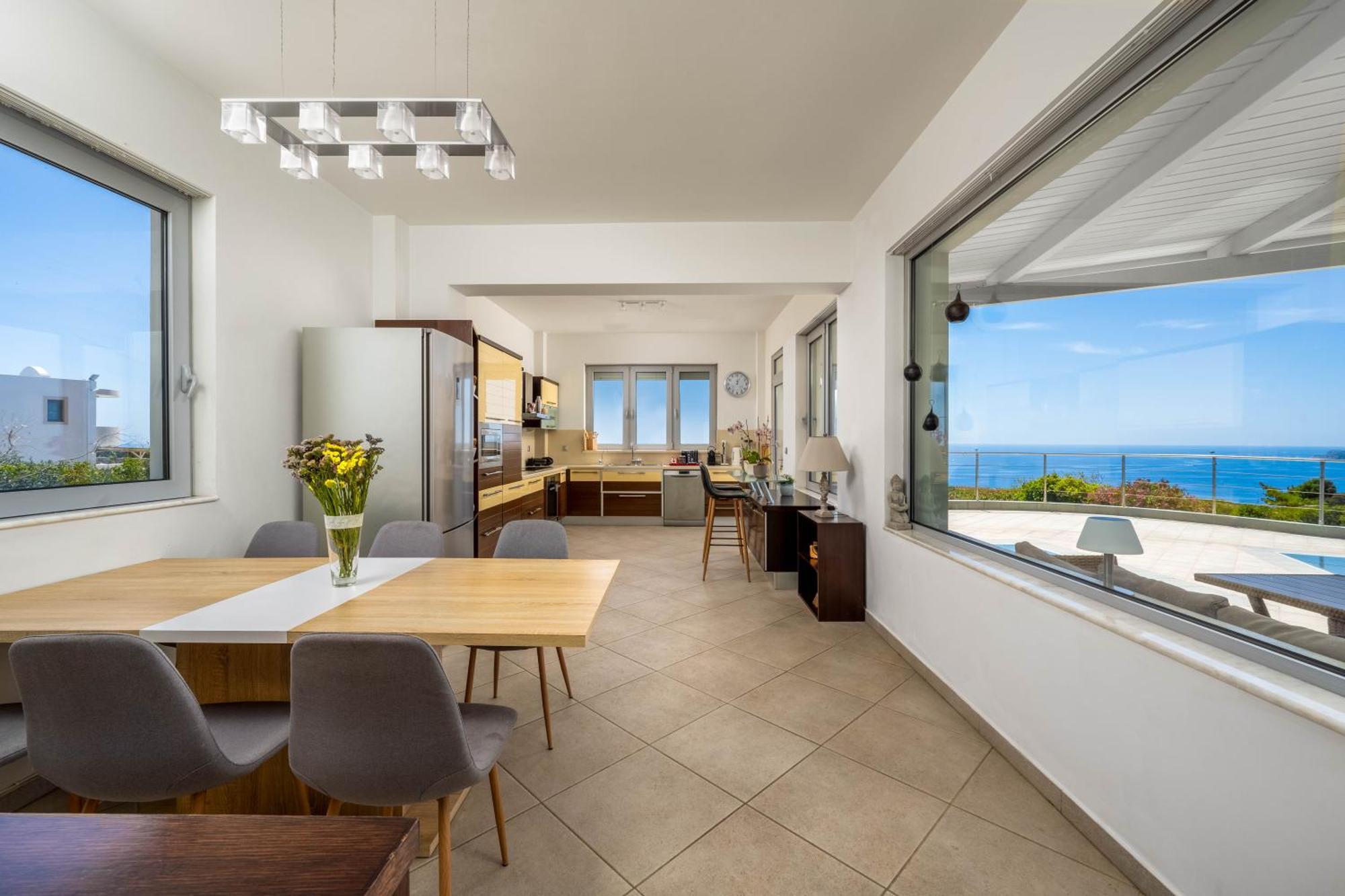 Villa Zafira - Seaview Manor With Heated Pool Kallithéa Exteriör bild