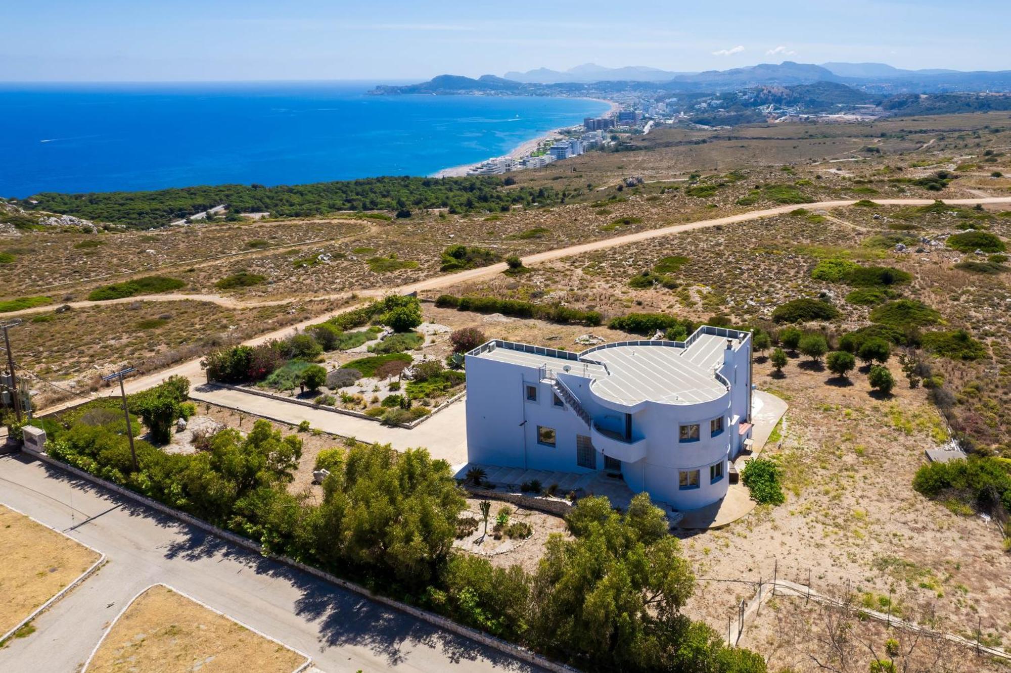 Villa Zafira - Seaview Manor With Heated Pool Kallithéa Exteriör bild
